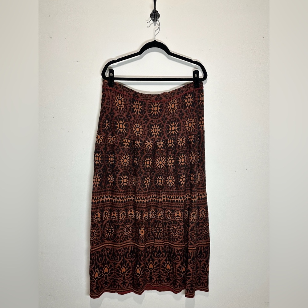Peruvian Connection Pima Cotton Knit Maxi Skirt